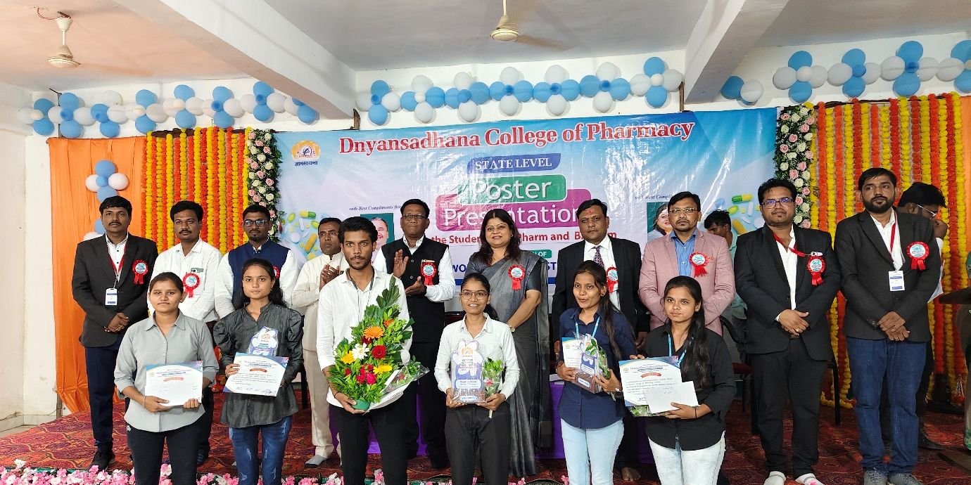 Prize winners with certificates at the poster presentation