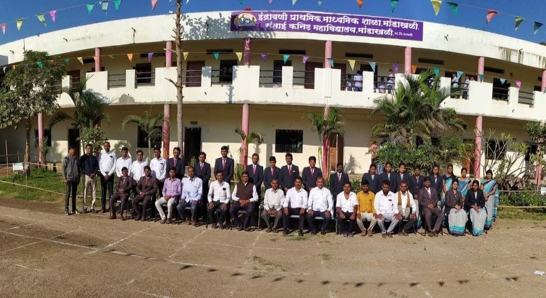 Students and staff of Indrayani Vidyalaya and Santai Junior College, Mandakhali