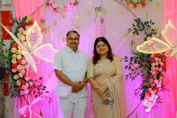 Hon. Prof. Mr. Kiran Sontakke, President, and Hon. Prof. Mrs. Shital Sontakke, Secretary