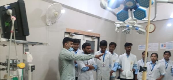 Hospital visit for practical exposure to patient care