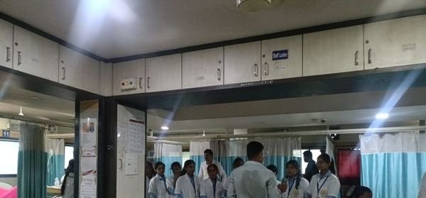 Hospital visit for practical exposure to patient care
