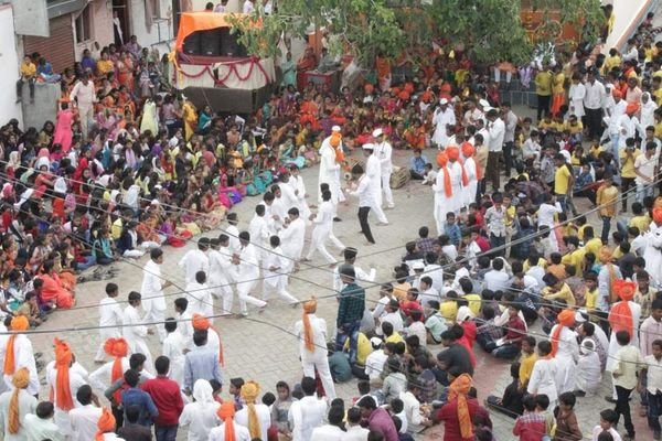 Students on parade